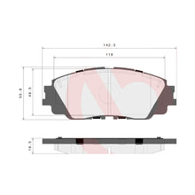 Load image into Gallery viewer, Brembo Front Ceramic Brake Pad P83172N for Toyota Innova Zenix, Corolla Cross 2020-