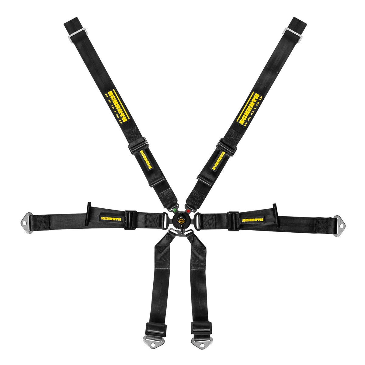 Schroth Racing Harness 6pt Profi 2x2 FHR Porsche 981 Black