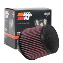 Load image into Gallery viewer, K&N Universal Clamp-On Air Filter RU-3570 3" Inlet, 5" Height