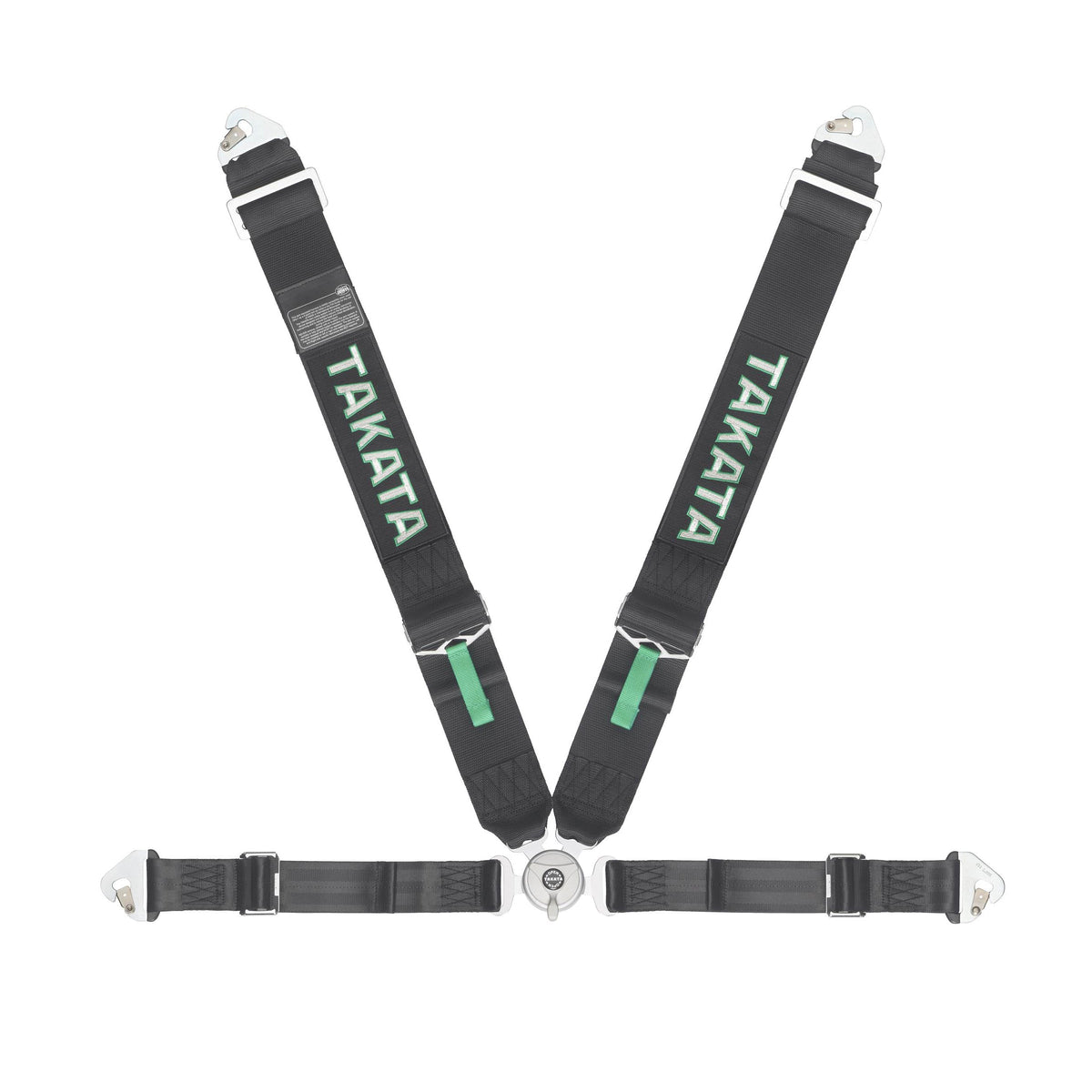 Takata Racing Belt 4pt Race 4 Snap Black
