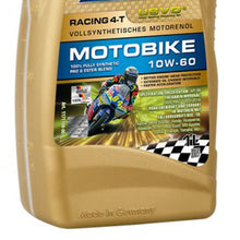 Load image into Gallery viewer, Ravenol Fully Synthetic Clean Syntho USVO Racing 4-T Motobike 10W60 1 Liter