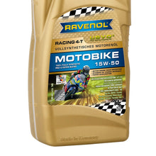 Load image into Gallery viewer, Ravenol Fully Synthetic Clean Syntho USVO Racing 4-T Motobike 15W50 1 Liter