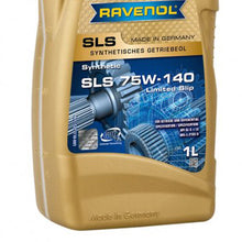 Load image into Gallery viewer, Ravenol Synthetic Manual Transmission Gear Oil Getriebeoel SLS GL-5 + LS 75W140 1 Liter