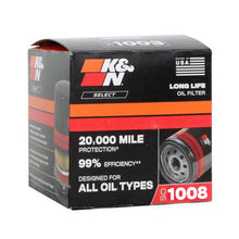 Load image into Gallery viewer, K&N Select Oil Filter SO-1008