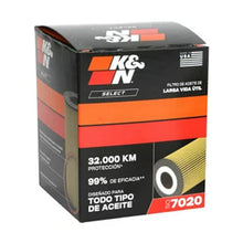 Load image into Gallery viewer, K&N Select Cartridge Oil Filter SO-7020