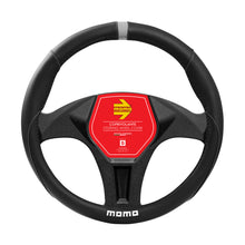 Load image into Gallery viewer, MOMO Steering Cover Elegant Black/Grey M