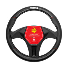 Load image into Gallery viewer, MOMO Steering Cover Carbon Black/Red M