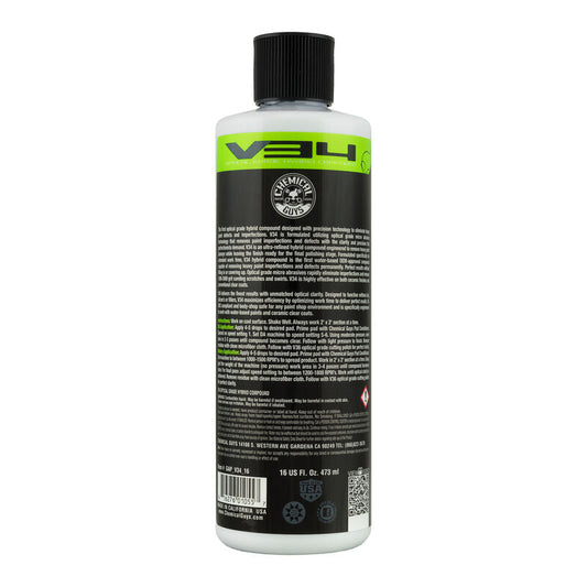 Chemical Guys V34 Optical Grade Hybrid Compound 16oz.