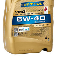 Load image into Gallery viewer, Ravenol Synthetic Clean Synto VMO 5W40 4 Liters