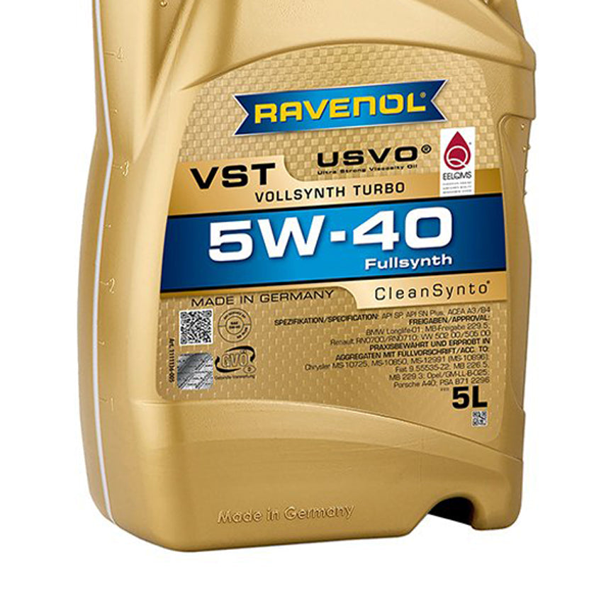 Ravenol Fully Synthetic Clean Synto USVO VST 5W40 5 Liters