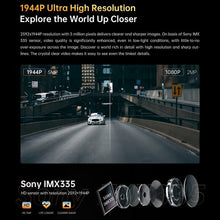 Load image into Gallery viewer, DDPAI Dashcam Z40 + Rear Cam 1944P 3K UHD Resolution