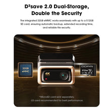 Load image into Gallery viewer, DDPAI Dashcam Z60 Pro 3-Channel 4K UHD Resolution