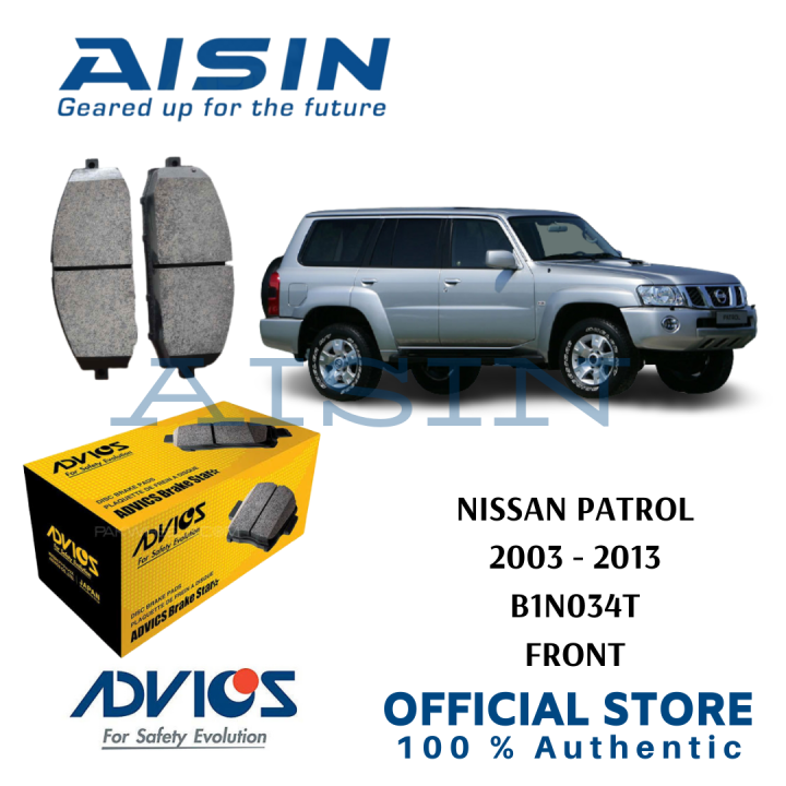 Advics Front Brake Pad T-Series for Nissan Patrol 2003 - 2013