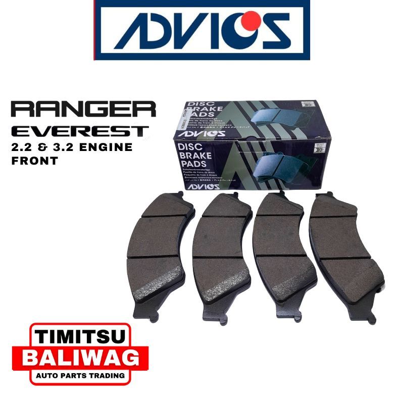 Advics Front Brake Pad T-Series for Ford Everest / Ranger XLT 2003 - 2013
