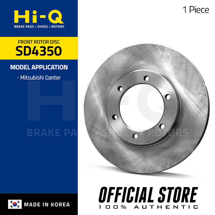 Hi-Q Front Rotor Disc for Mitsubishi Canter '98-04 (SD4350)