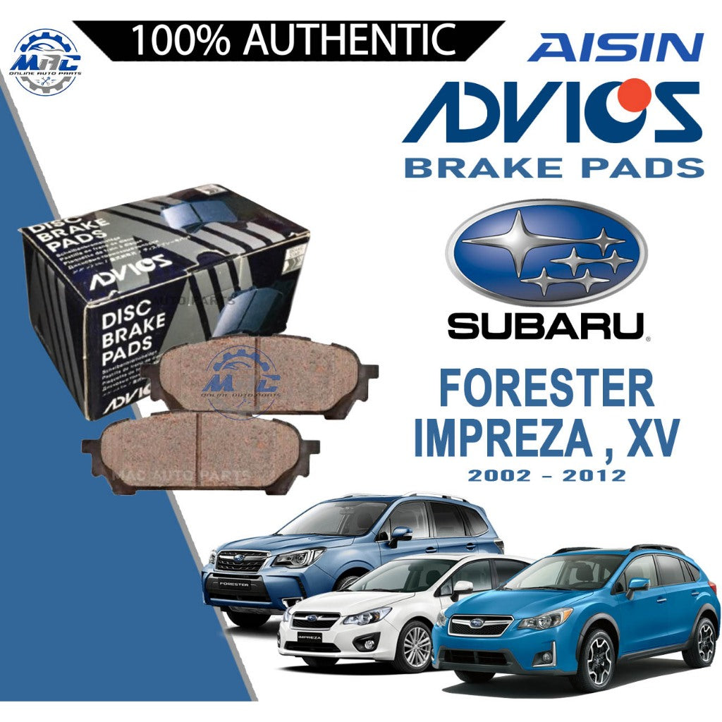 Advics Front Brake Pad T-Series for Subaru Impreza, Forester