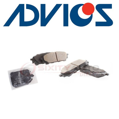 Advics Rear Brake Pad T-Series for Subaru Forester, Impreza 2003 - 2006