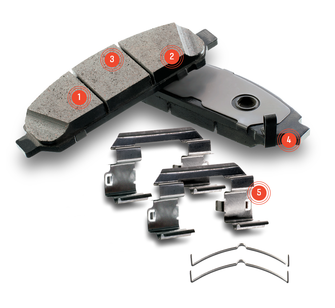 Advics Rear Brake Pad T-Series for Ford Focus 2005 - 2011