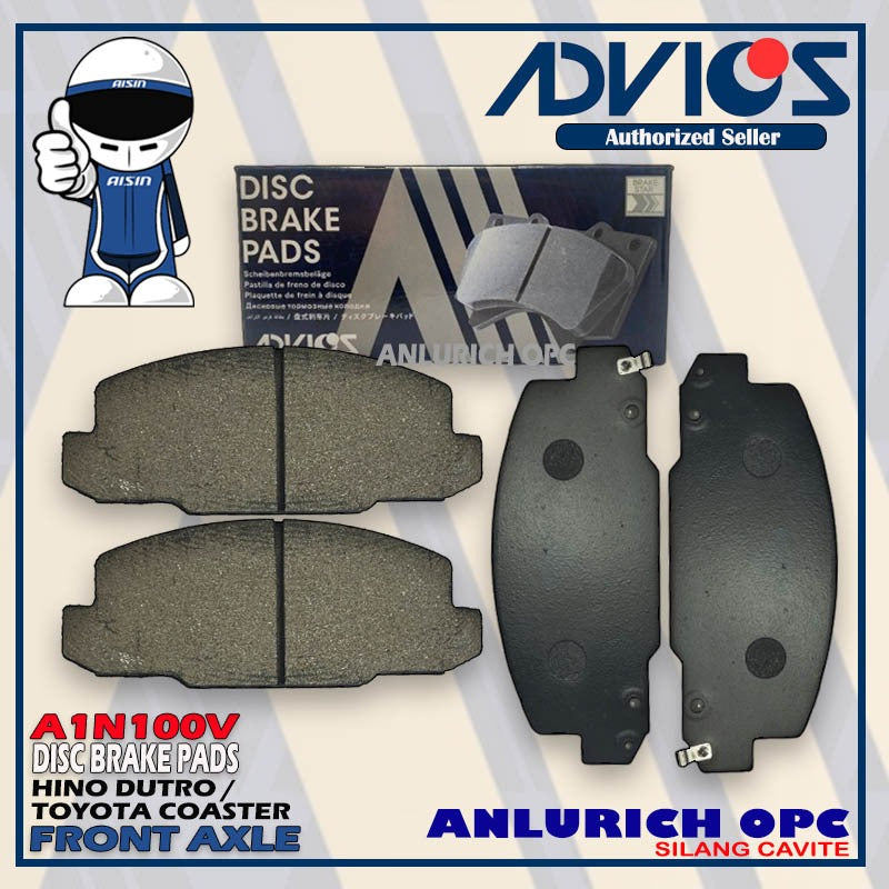Advics Front Brake Pad T-Series for Toyota Coaster 1993 - 1997