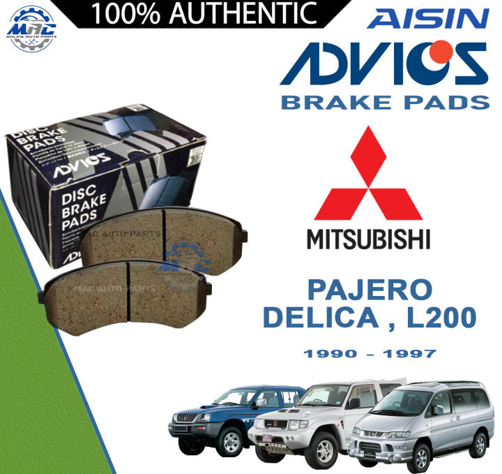 Advics Front Brake Pad Y-Series for Mitsubishi L200 Triton