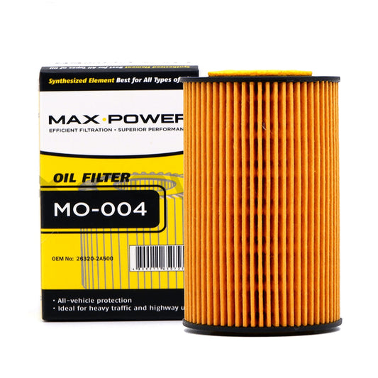 Max Power Oil Filter MO-004 for Hyundai Accent Dsl. 2011-2019, i30, Elantra 2011-2017, Kia Carens 2013-2018