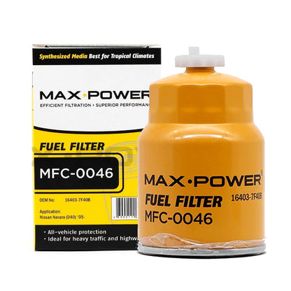 Max Power Fuel Filter MFC-0046 for Nissan Navara YD22, YD25