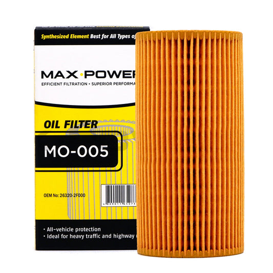 Max Power Oil Filter MO-005 for Hyundai Tucson 2010-2018, Santa Fe 2010-2016, Kia Sorento, Sportage 2012-2017