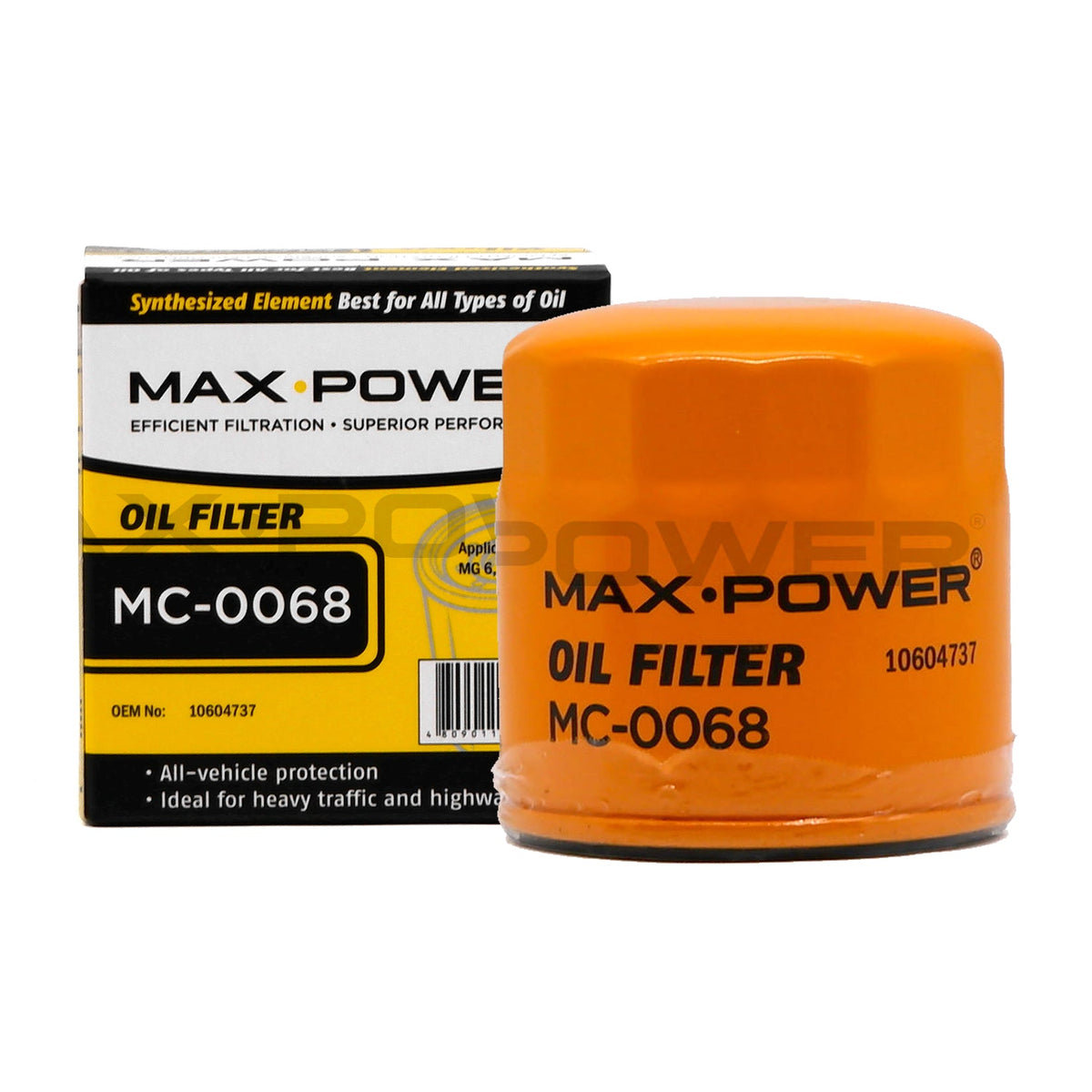 Max Power Oil Filter MC-0068 for MG RX 2019-