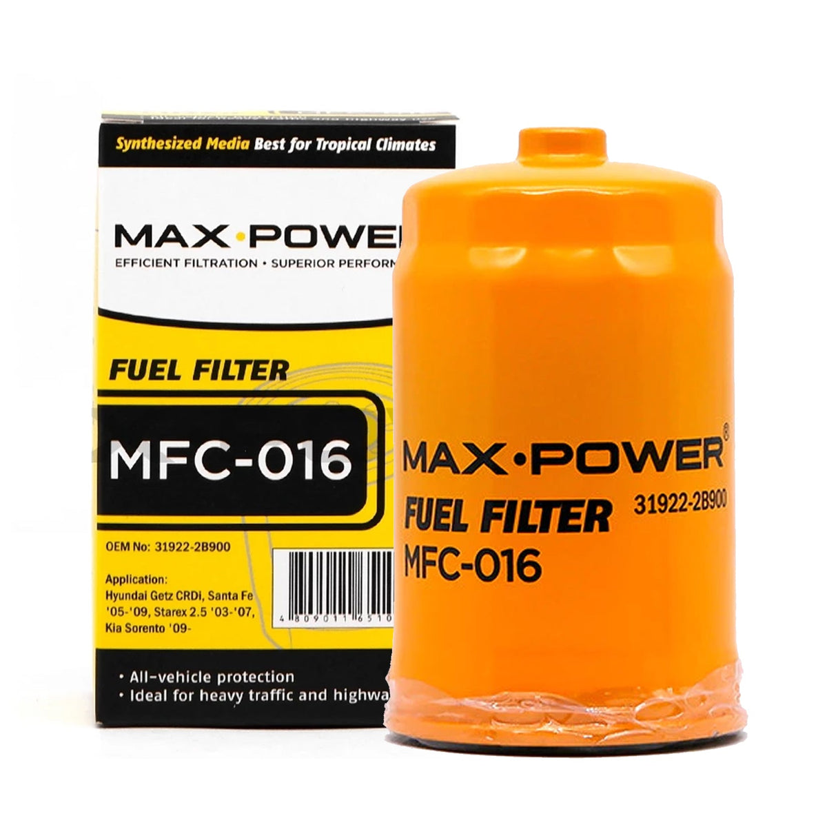 Max Power Fuel Filter MFC-016 for Hyundai Santa Fe 05-09, Starex 03-08, Kia Sorento 2.4 2009