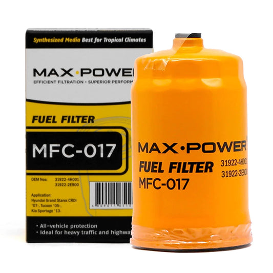 Max Power Fuel Filter MFC-017 for Hyundai Tucson 2005-2015, Starex 2007-2017, H100 2004-, Kia Sportage 2004-2019