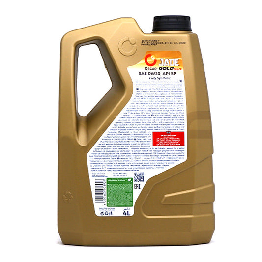 Oscar Fully Synthetic Jade Gold Plus 0W20 4 Liters