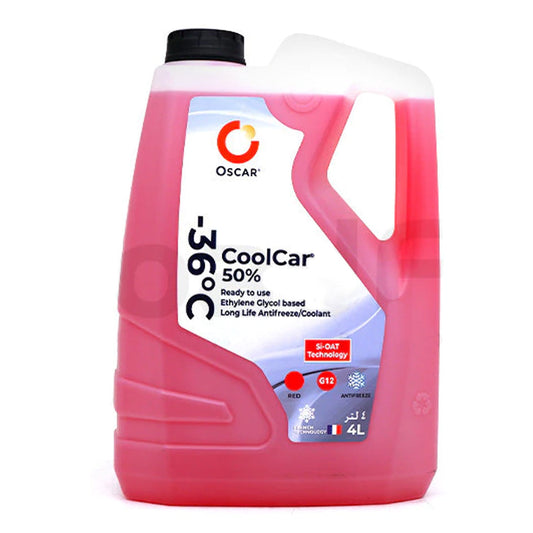Oscar Coolant Long Life Antifreeze CoolCar G12 4 Liters