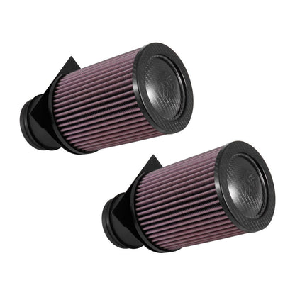 K&N Engine Air Filter Washable E-0658 for Audi R8 2014-2018, Lamborghini Huracan 2015