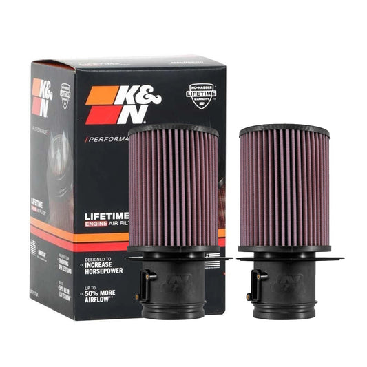 K&N Engine Air Filter Washable E-0658 for Audi R8 2014-2018, Lamborghini Huracan 2015