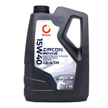 Load image into Gallery viewer, Oscar Fully Synthetic Zircon Novus 15W40 4 Liters
