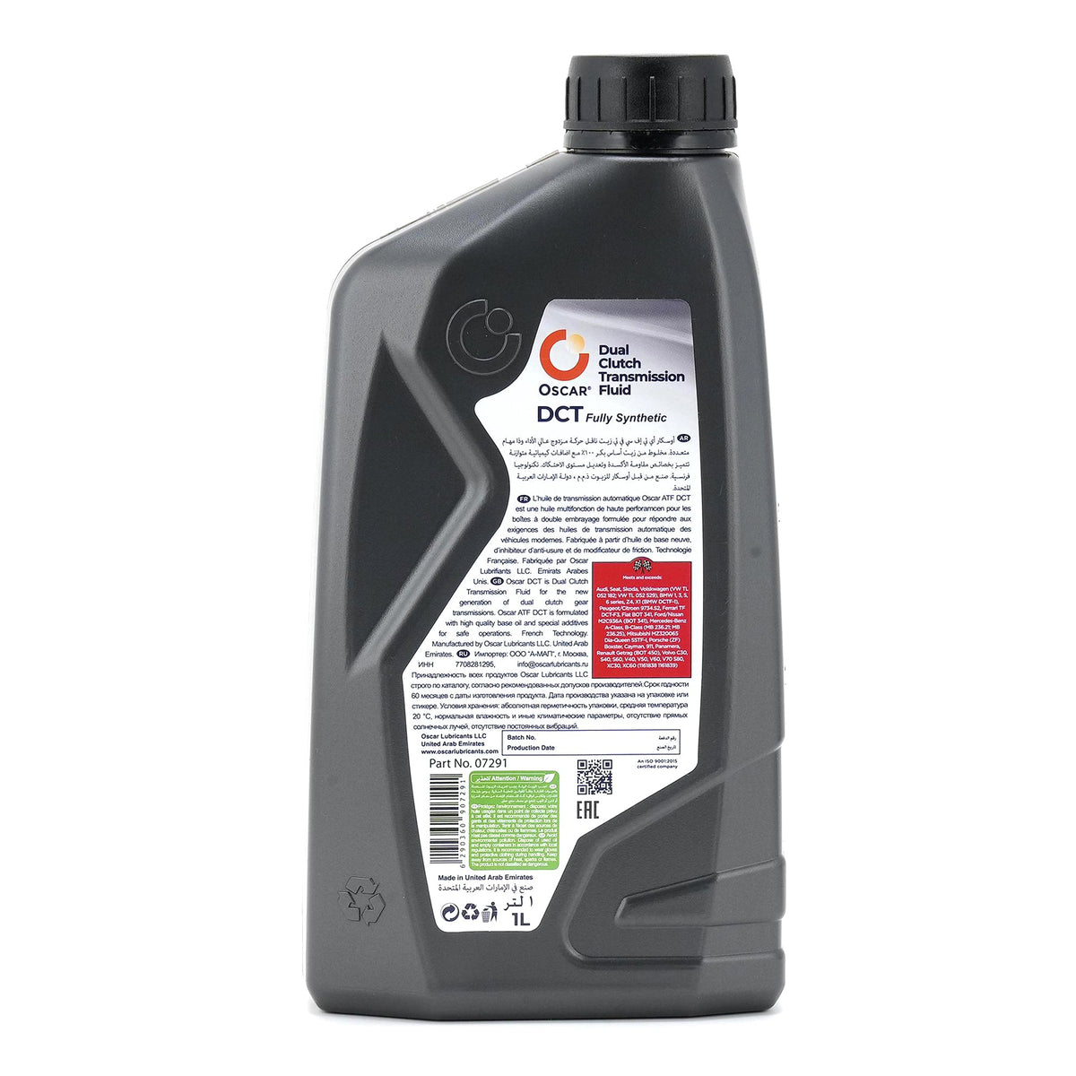 Oscar Fully Synthetic Transmission Fluid ATF DCT 1 Liter