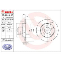 Load image into Gallery viewer, Brembo Rear Rotor Disc 08.A029.11 for Mazda 3
