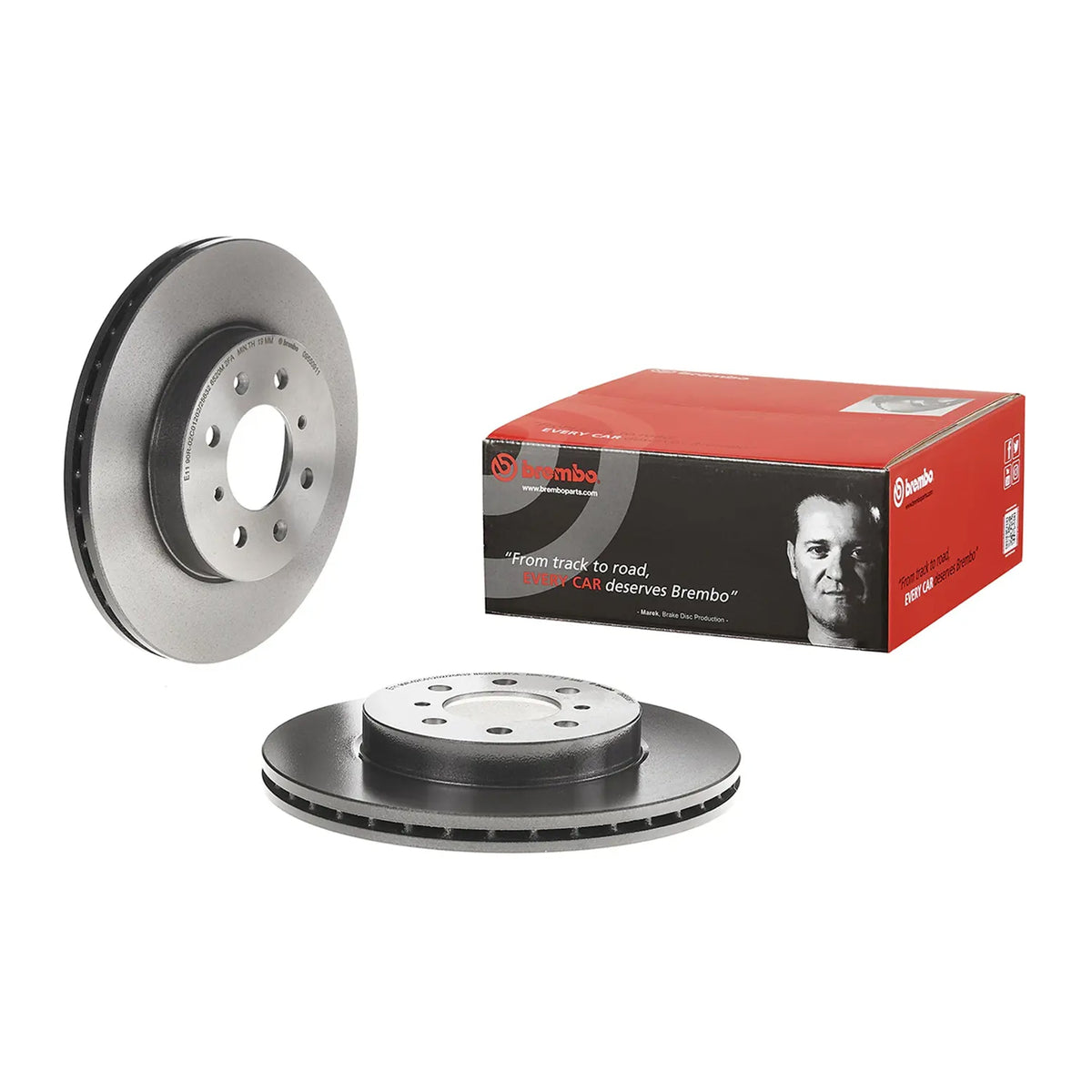 Brembo Front Rotor Disc 09.5509.11 for Honda City GM, Civic ES/EK, Jazz GE/GK