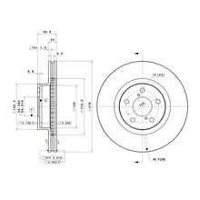 Load image into Gallery viewer, Brembo Front Rotor Disc 09.5674.21 for Subaru BRZ 2012-2020, Forester 2003-2013, Impreza 2012-2016, Legacy 2003-2014, Toyota GT86
