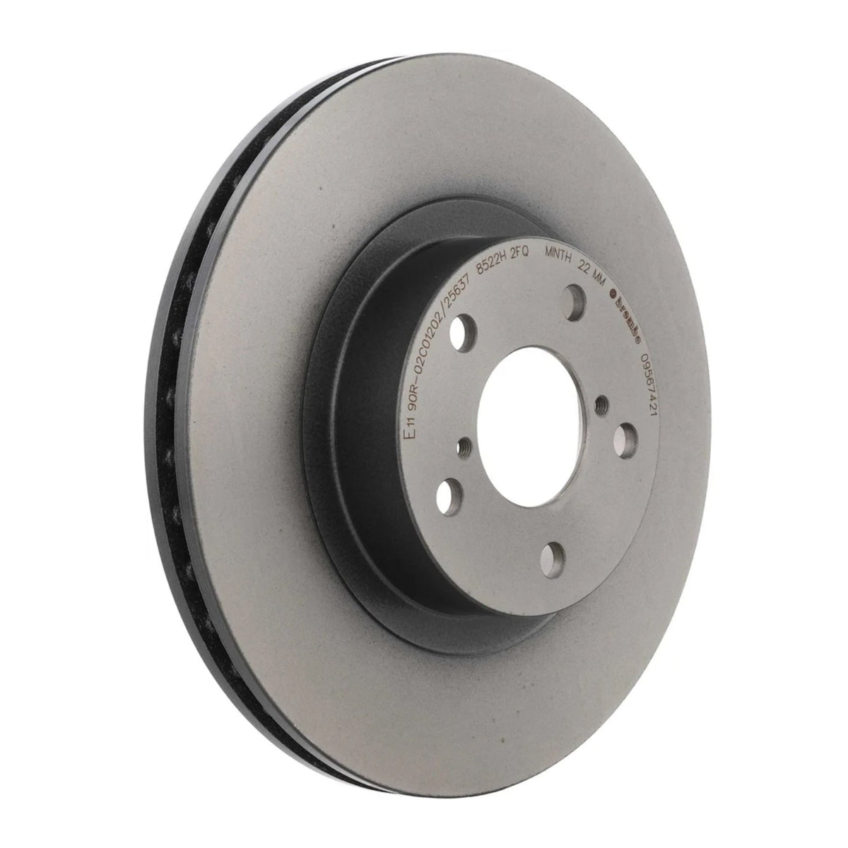 Brembo Front Rotor Disc 09.5674.21 for Subaru BRZ 2012-2020, Forester 2003-2013, Impreza 2012-2016, Legacy 2003-2014, Toyota GT86