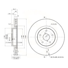 Load image into Gallery viewer, Brembo Front Rotor Disc 09.7812.21 for Subaru Impreza WRX STI GRB 2007-2014
