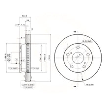 Load image into Gallery viewer, Brembo Front Rotor Disc 09.A130.20 for Toyota Innova 2005-2015
