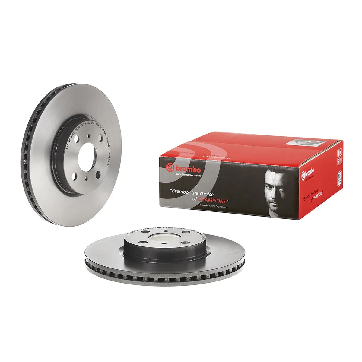 Brembo Front Rotor Disc 09.A535.11 for Toyota Vios 1.5 2007-