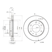 Load image into Gallery viewer, Brembo Front Rotor Disc 09.A868.11 for Mitsubishi L200 Strada 2005-2023, Montero Sport 2008-2015
