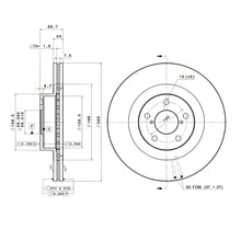 Load image into Gallery viewer, Brembo Front Rotor Disc 09.A921.11 for Subaru BRZ 2012-2020, Forester 2003-2018, Impreza 2012-2016, Legacy 2003-2014, XV 2013-2017, Toyota GT86
