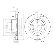 Load image into Gallery viewer, Brembo Front Rotor Disc 09.A966.11 for Toyota Land Cruiser 200 2008-2021
