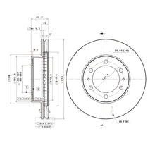 Load image into Gallery viewer, Brembo Front Rotor Disc 09.B461.11 for Toyota FJ Cruiser 2007-Up, Hilux 2015-Up
