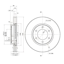 Load image into Gallery viewer, Brembo Front Rotor Disc 09.C520.11 for Ford Everest 2016-2022, Ranger Raptor T6 2018-2022
