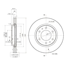 Load image into Gallery viewer, Brembo Front Rotor Disc 09.E069.11 for Mitsubishi Montero Sport 2016-Up
