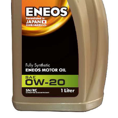 Eneos Fully Synthetic Engine Oil SN/RC 0W20 1 Liter